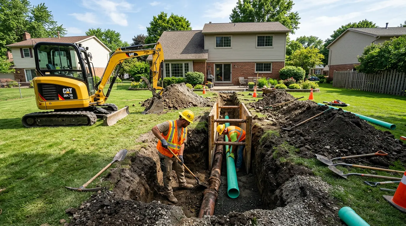 Sewer Line Replacement in Harrison, PA